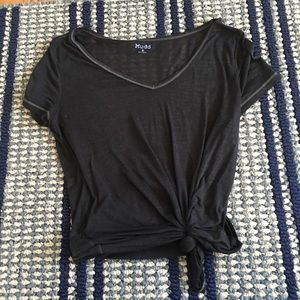 Black v neck
